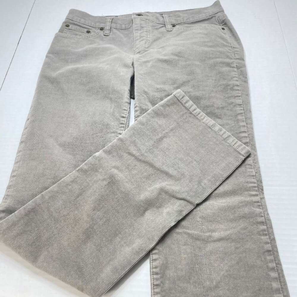 Lauren Jeans Co. Women's Corduroy Jeans - Gray - Size 4 - EUC